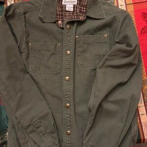 Carhartt Brown Plaid Shirt